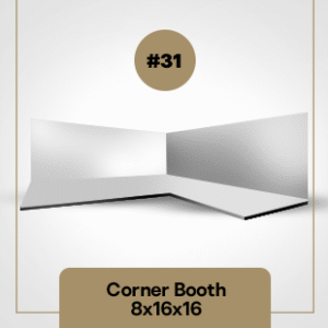 STAND CORNER BOOTH 8´X16´X16´#31