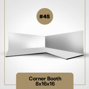 STAND CORNER BOOTH 8´X16´X16´#45