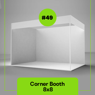 STAND CORNER BOOTH 8´X8´#49