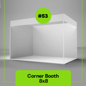 STAND CORNER BOOTH 8´X8´#53