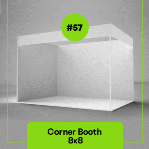 STAND CORNER BOOTH 8´X8´#57