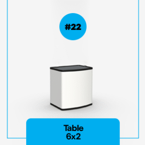 STAND TABLE 6´X2´#22